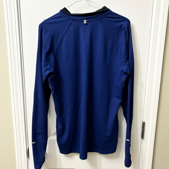 Nike Running DriFit Half Zip Royal Blue Pullover Top Womens Size Large - Picture 6 of 9